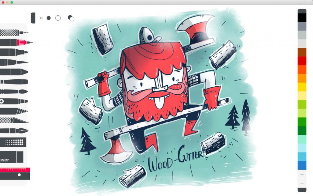 Tayasui Sketches Pro – Công cụ vẽ tranh trên Mac