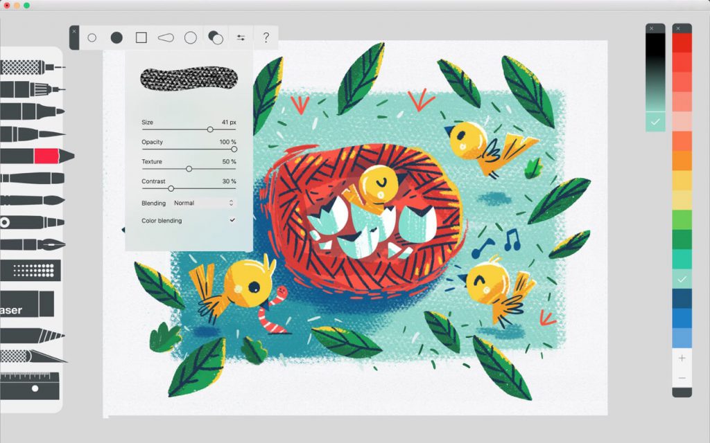 Tayasui Sketches Pro – Công cụ vẽ tranh trên Mac