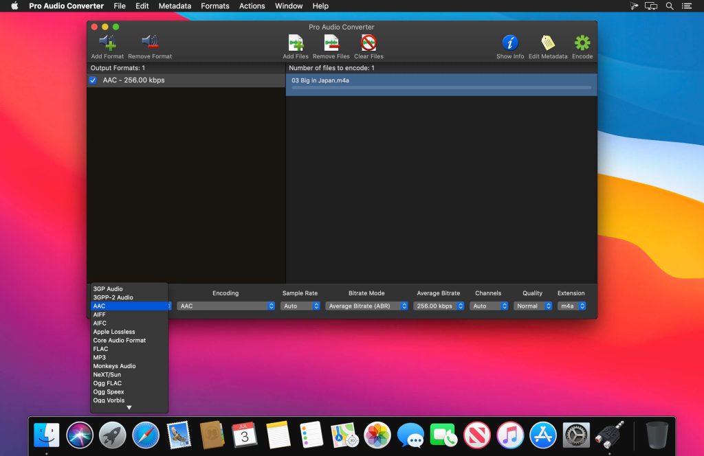Pro Audio Converter – Chuyển đổi giữa các định dạng âm thanh