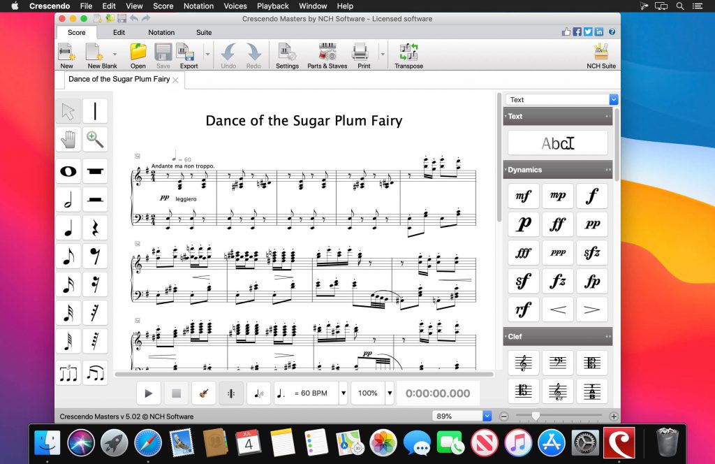 Crescendo Music Notation Editor – Công cụ soạn nhạc gọn nhẹ, dễ sử dụng