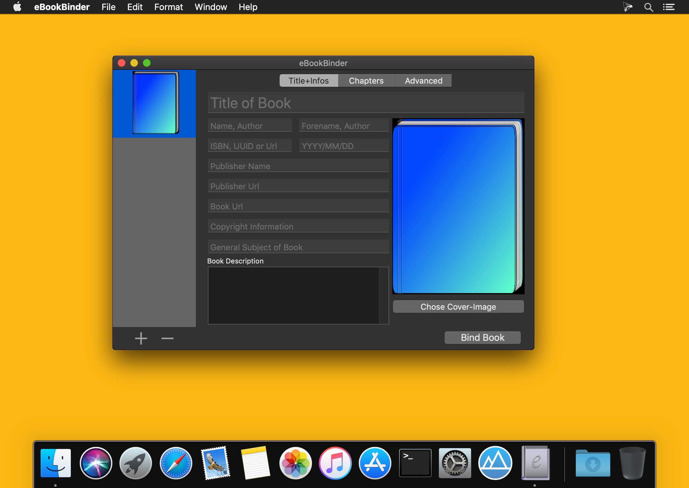 eBookBinder – Công cụ tạo Ebook đơn giản, gọn nhẹ