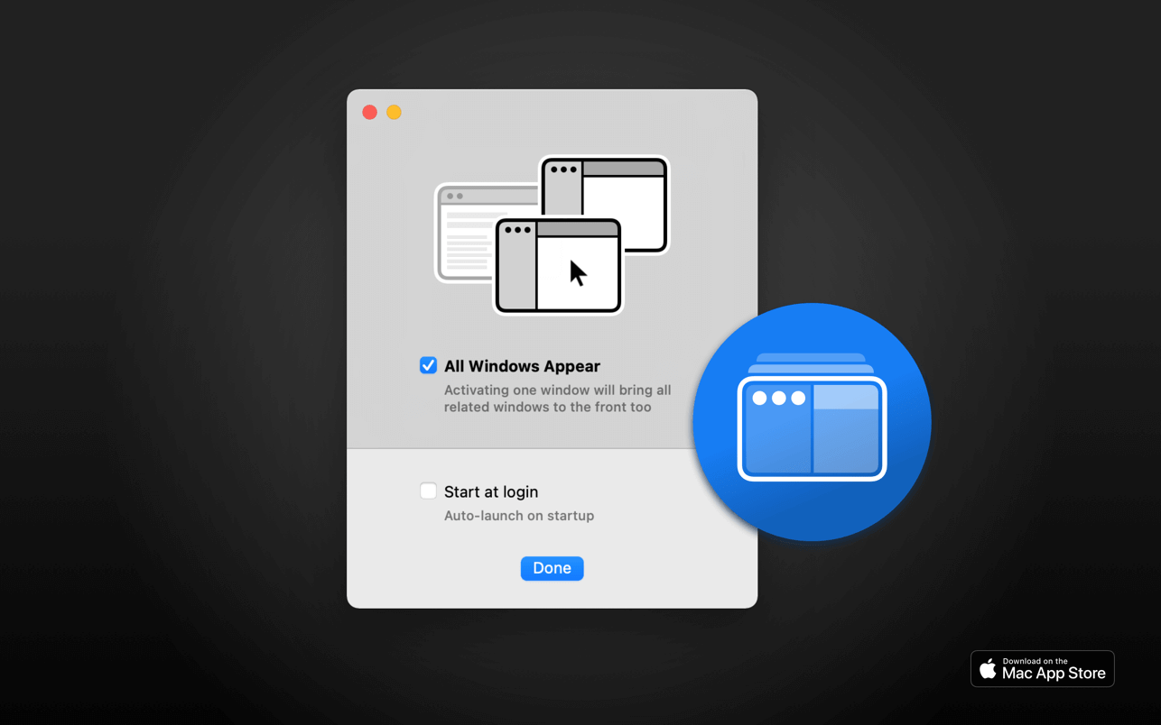 All Windows Appear – Quản lý cửa sổ “theo cách của bạn”