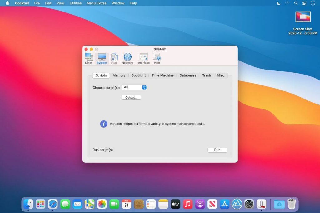 Cocktail Big Sur Edition – Trình dọn dẹp, tối ưu, sửa lỗi macOS