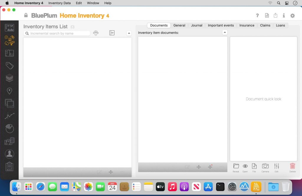 Home Inventory – Công cụ quản lý tài sản, công cụ, dụng cụ cá nhân