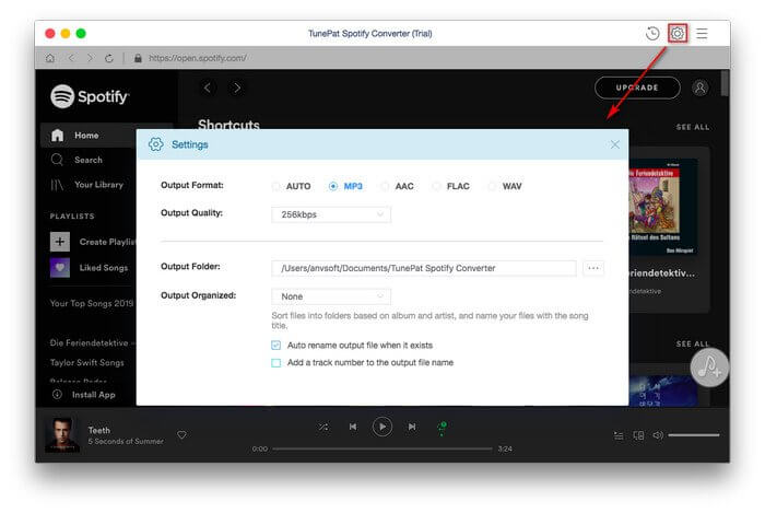 TunePat Spotify Converter – Tải và chuyển đổi nhạc trên Spotify