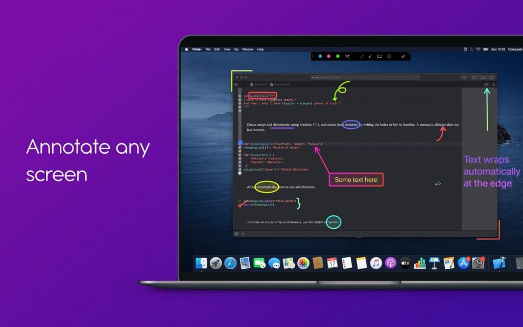 Presentify – Ghi chú bất kỳ thứ gì lên màn hình