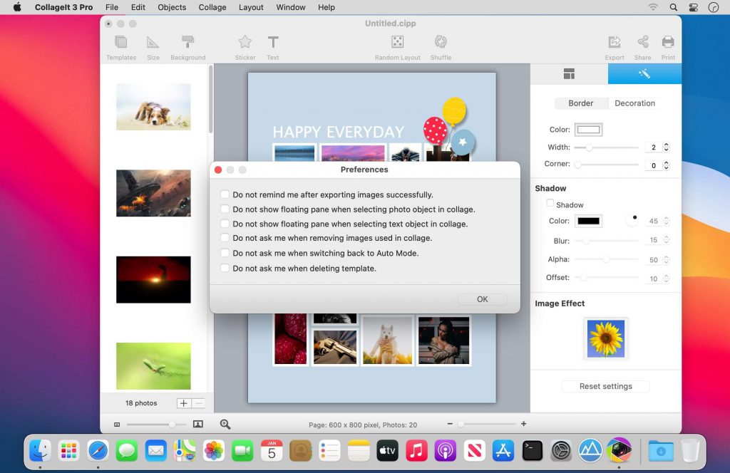 CollageIt 3 Pro – Phần mềm cắt, xếp, ghép ảnh gọn nhẹ