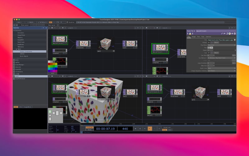 TouchDesigner Pro – Công cụ thiết kế dự án, ứng dụng