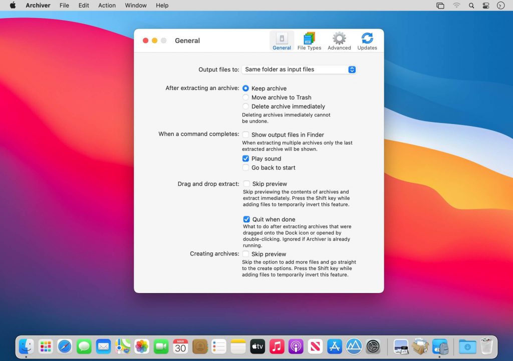 Archiver – Phần mềm nén, giải nén nhỏ gọn, mạnh mẽ