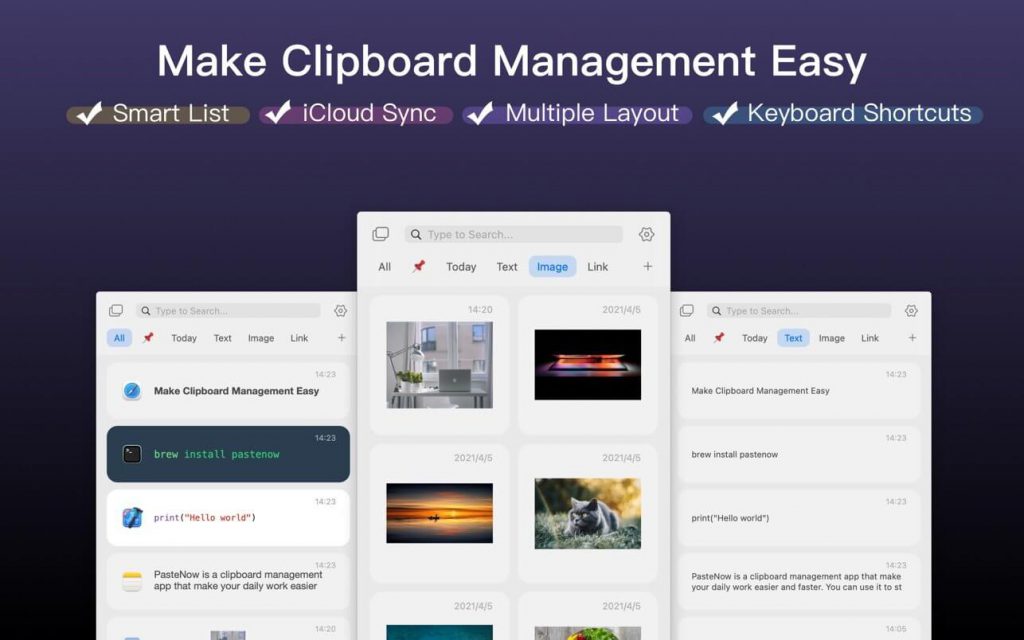 PasteNow – Thêm một công cụ quản lý Clipboard trên Mac