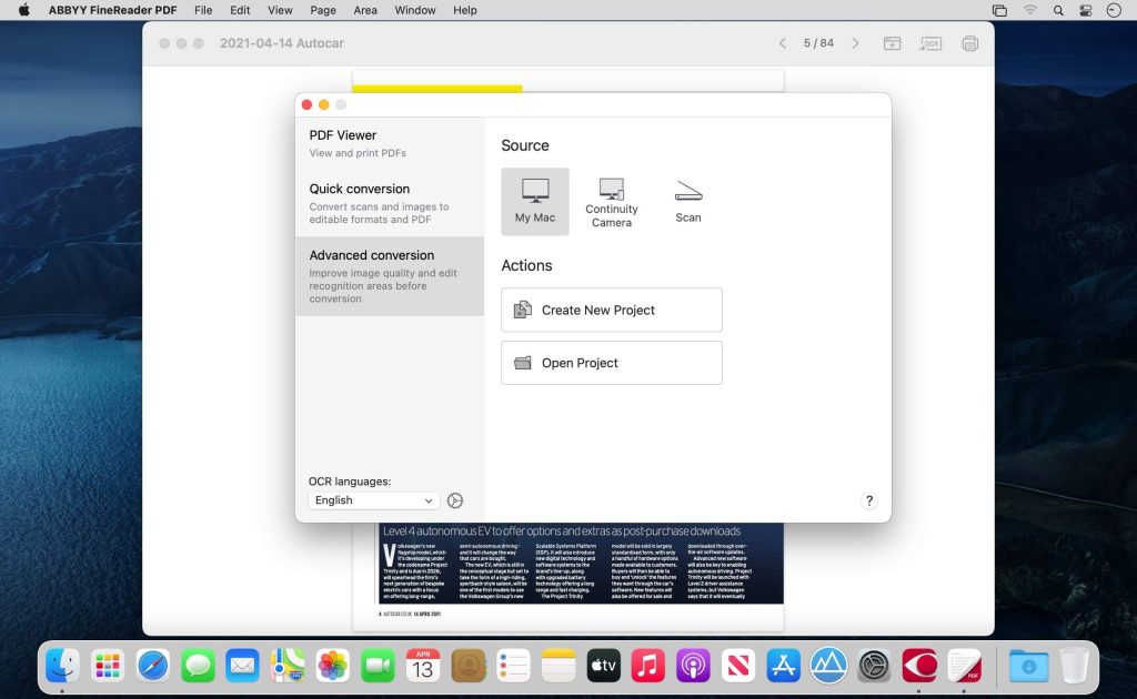 ABBYY FineReader Pro – Chỉnh sửa file PDF, chuyển hình ảnh, file scan thành văn bản..