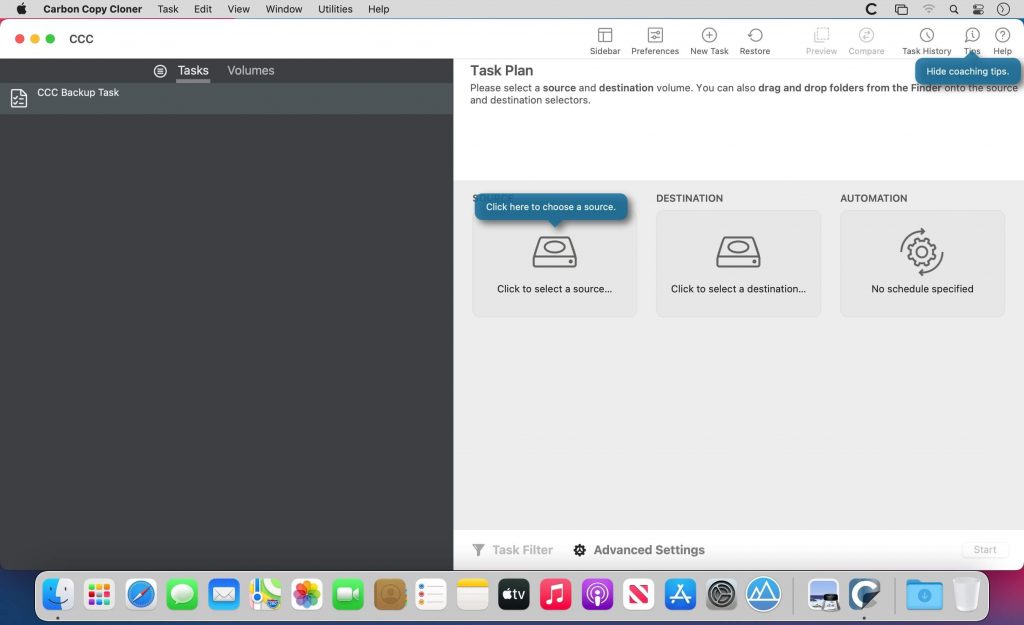 Carbon Copy Cloner 6.x – Phần mềm Backup và khôi phục dữ liệu trên Mac