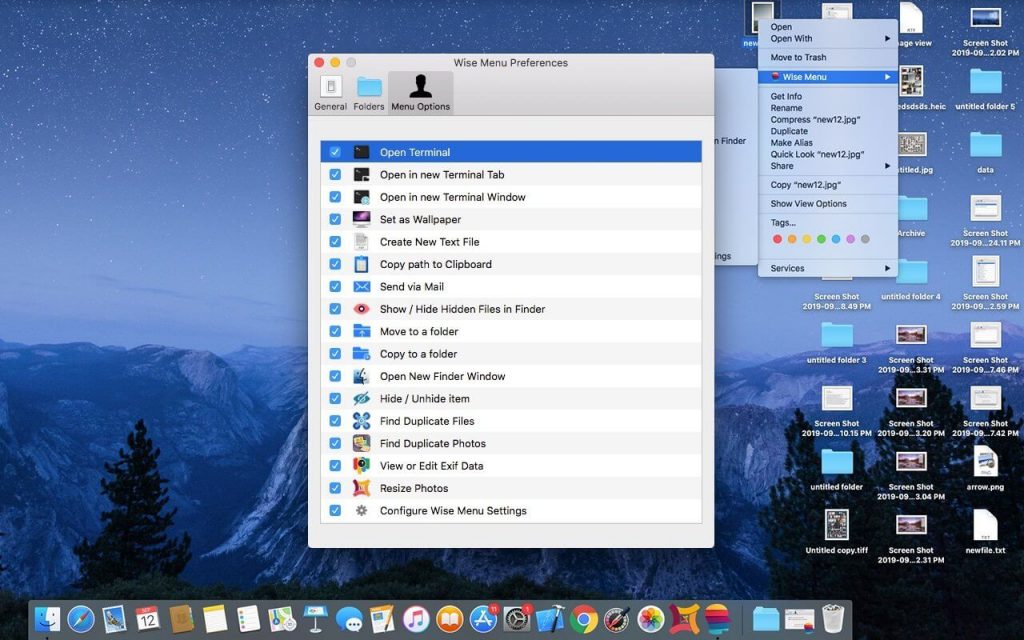 Wise Menu – Thêm nhiều tính năng vào menu chuột phải