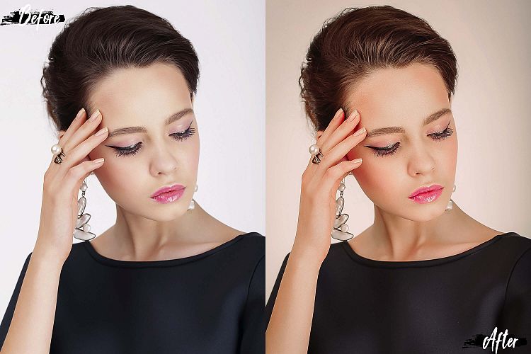 18 Perfect Skin Photoshop Actions + ACR LUTs Presets – Action chuyên về màu da