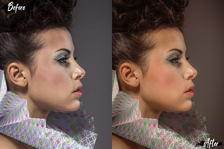 18 Perfect Skin Photoshop Actions + ACR LUTs Presets – Action chuyên về màu da