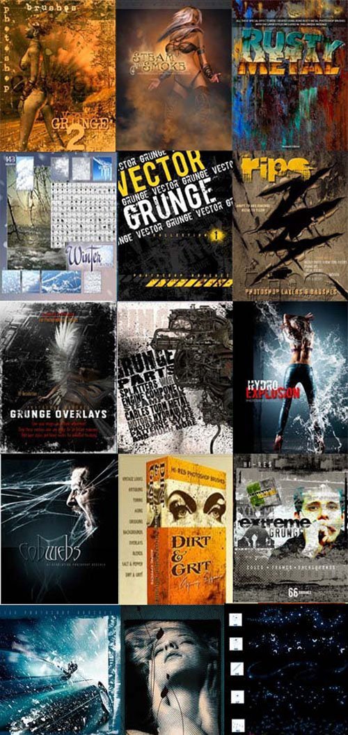 21 Rons Photoshop Brushes – Bộ Brush cực khủng cho Photoshop