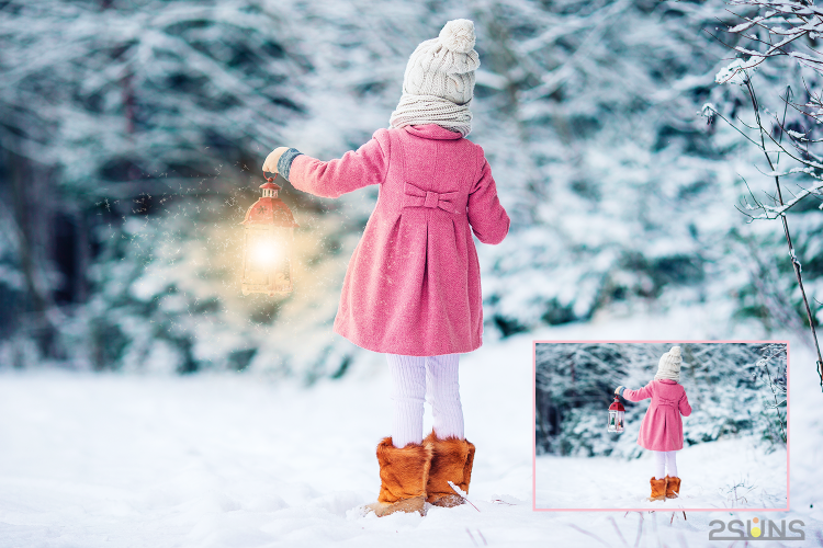 30 Christmas Photo overlays, photoshop overlays, Lamp light – 30 mẫu ánh sáng, bông tuyết giáng sinh Overlays