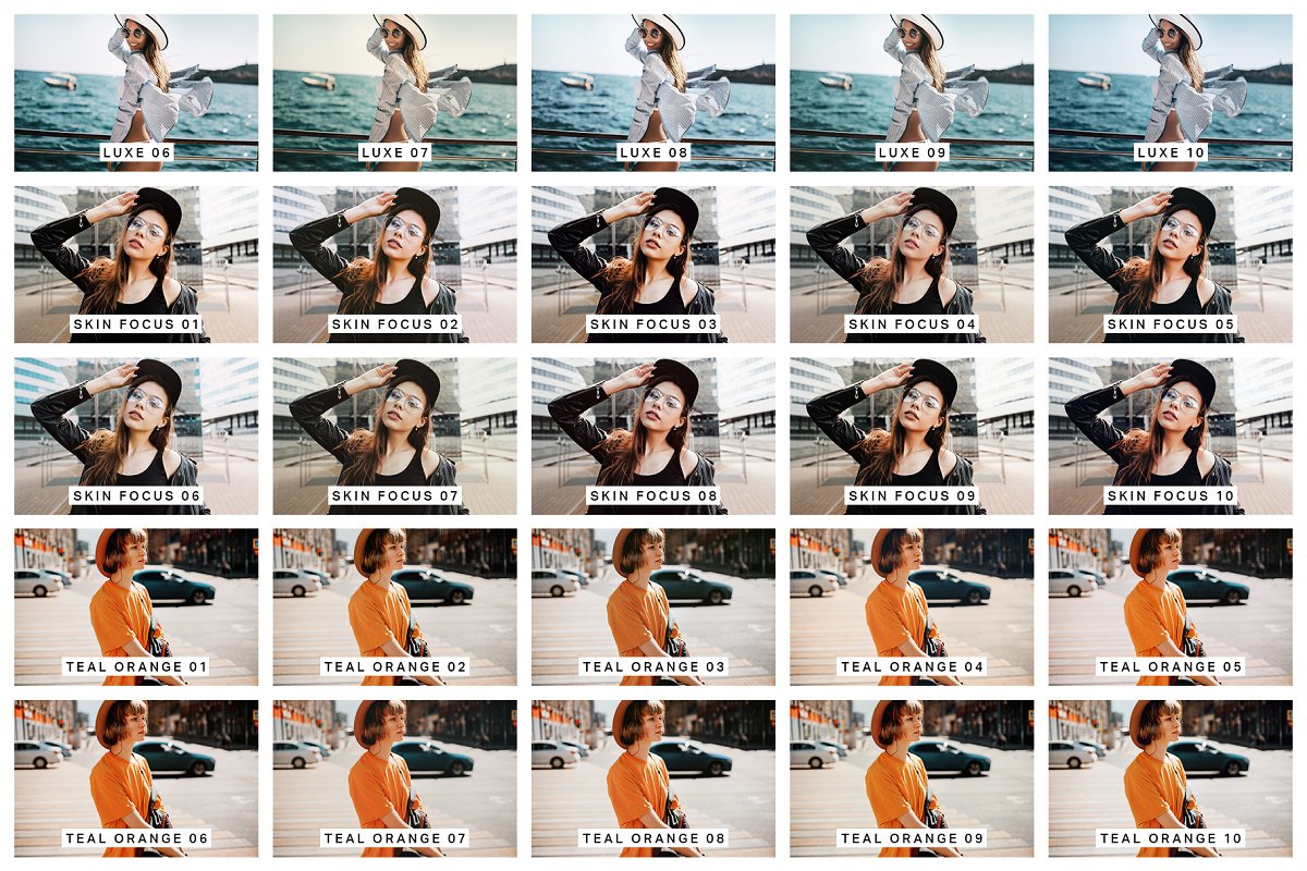 50 Influencer Lightroom Presets LUTs – 50 Preset, LUTS chỉnh màu đẹp