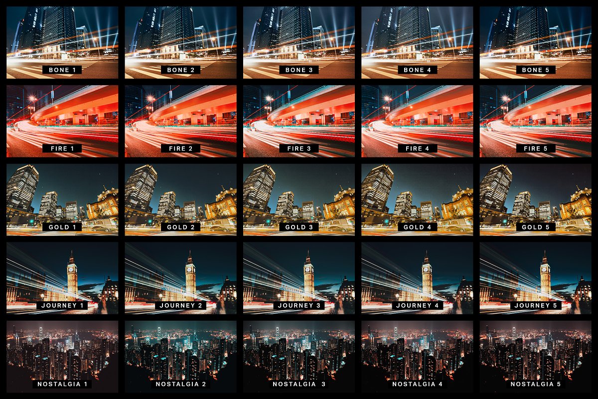 50 Urban City Lightroom Presets LUTs – 50 Preset, LUTS chỉnh màu cực chất.