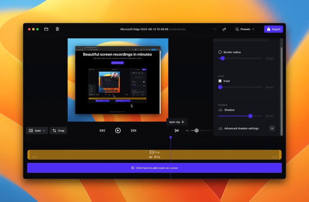 Screen Studio – Phần mềm quay phim màn hình cực hay trên Mac