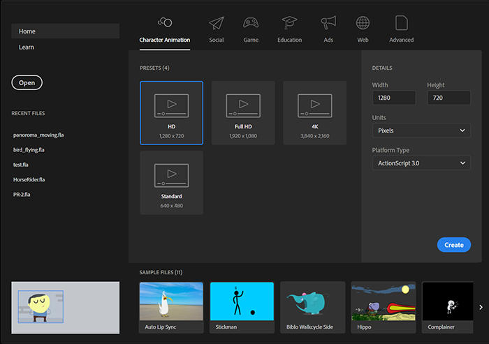 Adobe Animate CC 2019 cho Mac – Tạo nội Dung “động” cho web