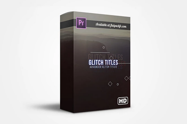 Advance Glitch Titles for Premiere Pro – FlatPackFx – 7 modern Advanced glitch