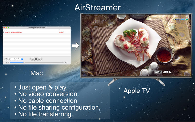 Air Streamer for Apple TV – Air Stream từ Apple TV