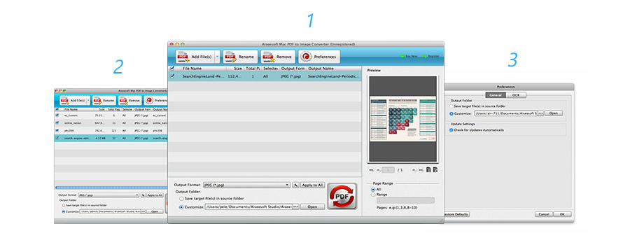 Aiseesoft Mac PDF to Image Converter – Phần mềm chuyên dụng chuyển File PDF sang hình
