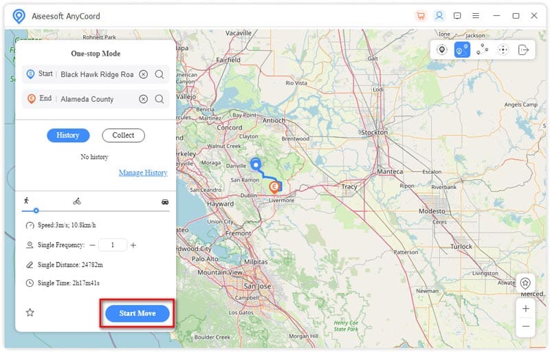 Aiseesoft AnyCoord – Thay đổi vị trí GPS