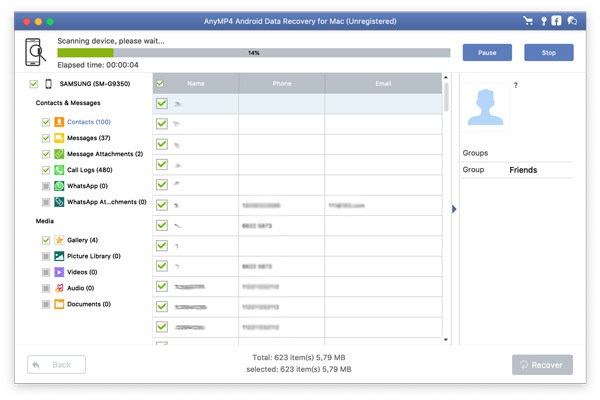 AnyMP4 Android Data Recovery for Mac – Phần mềm phục hồi dữ liệu cho các thiết bị Android