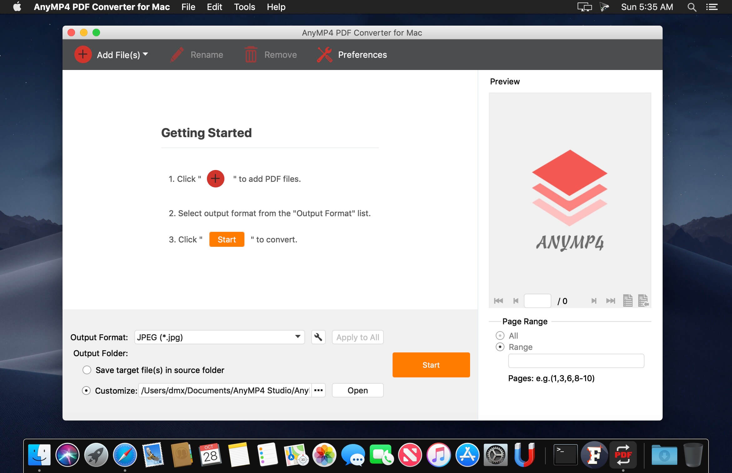 AnyMP4 PDF Converter – Công cụ chuyển đổi định dạng PDF gọn nhẹ