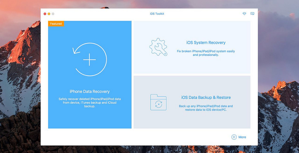 Apeaksoft iOS Toolkit – Ứng dụng khôi phục dữ liệu chuyên nghiệp trên iOS