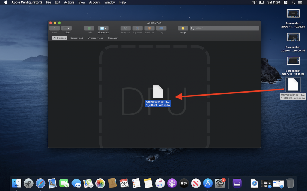 Cài lại Mac Silicon (M1) “sạch nhất” với Apple Configurator 2, DFU, File IPSW từ Apple
