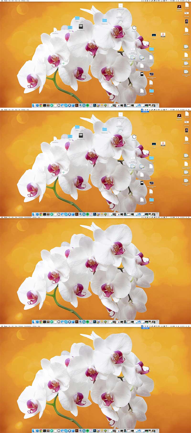 Hide Desktop Files – Ẩn file trên Desktop Mac