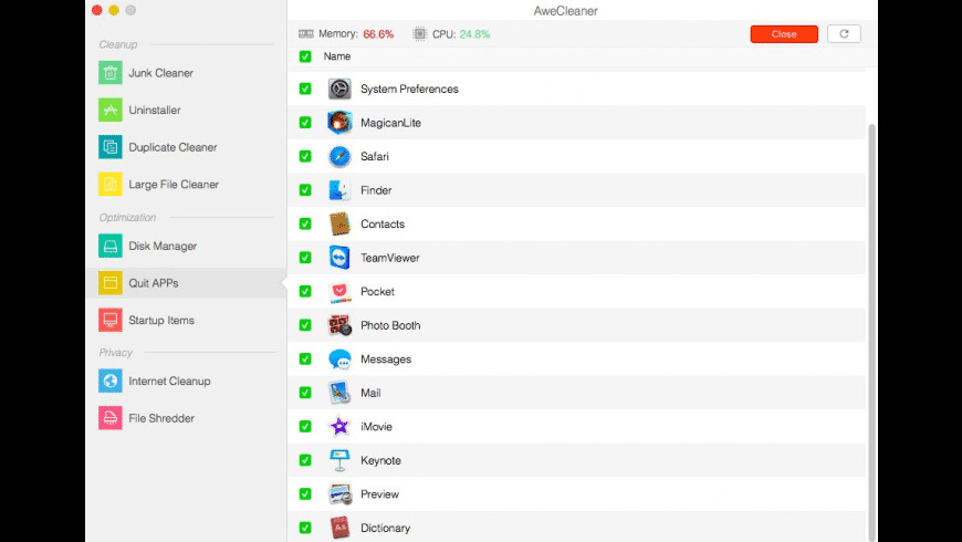 AweCleaner Professional – Ứng dụng dọn dẹp, tối ưu máy Mac