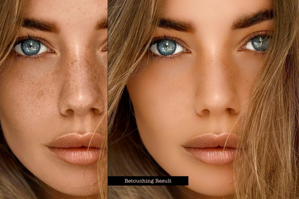 Beauty Skin Retouching – Action chuyên chỉnh da
