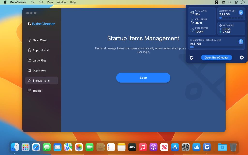 BuhoCleaner – Phần mềm dọn dẹp, tối ưu hệ thống