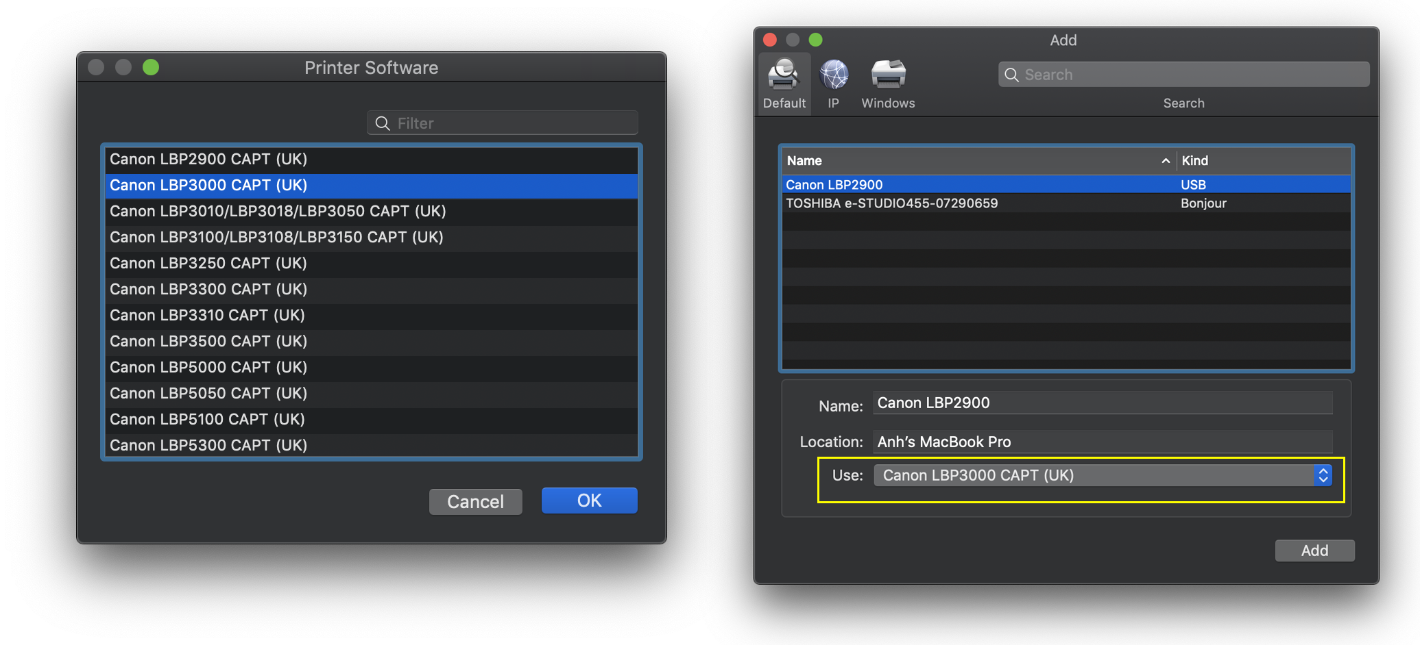 Hướng dẫn chi tiết cài Driver Canon 2900 trên Mac mọi phiên bản
