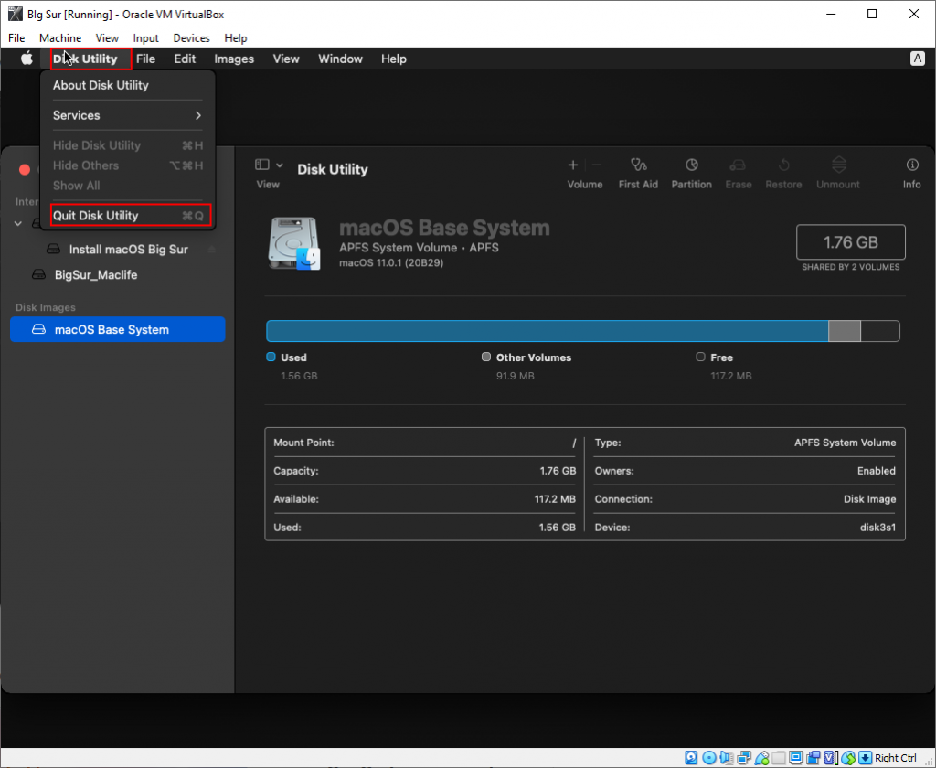 Hướng dẫn cài macOS Big Sur trên Windows bằng VirtualBox