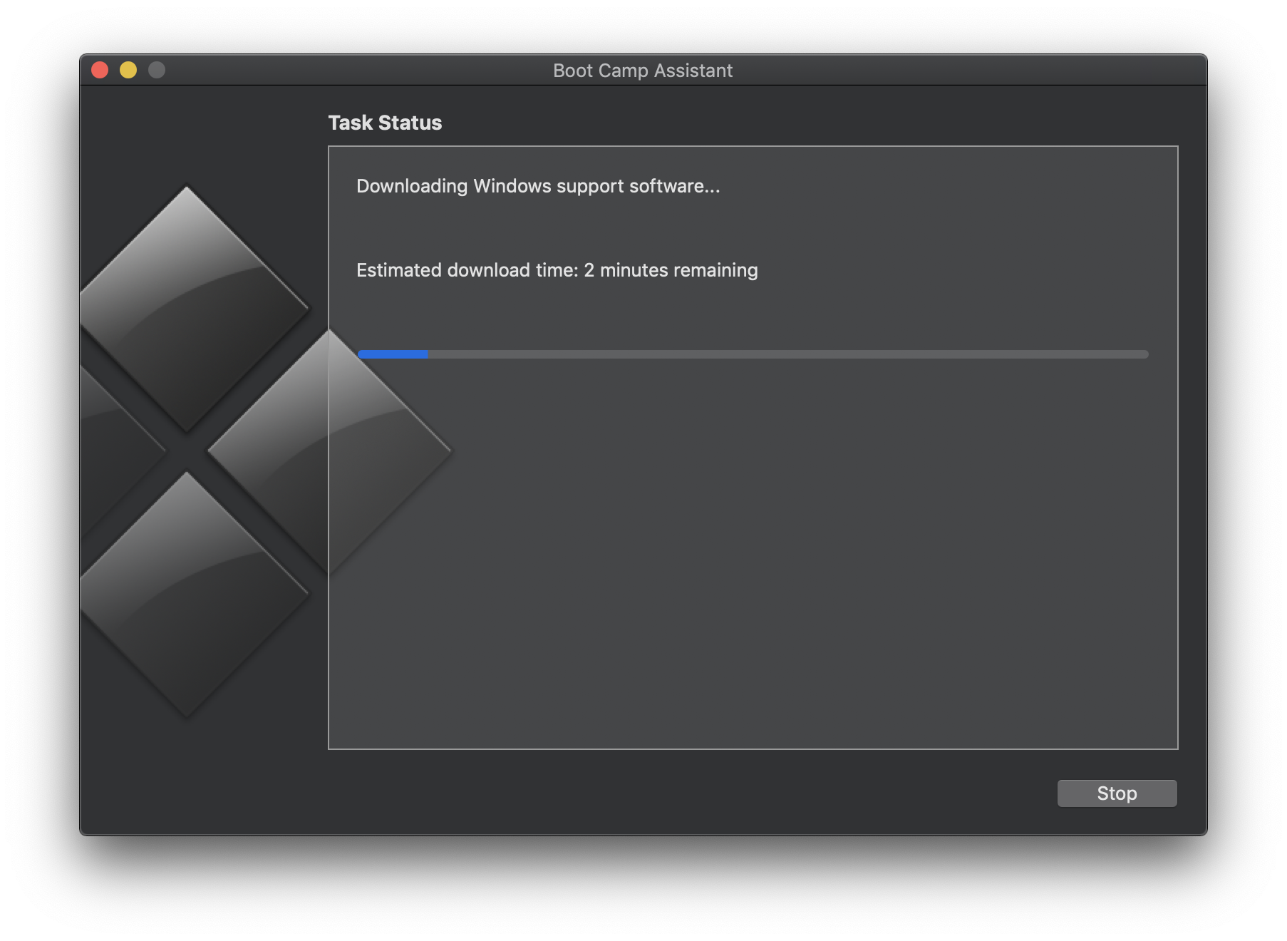 Hướng dẫn cài Windows 10 trên macOS bằng Bootcamp & tạo phân vùng DATA dùng chung