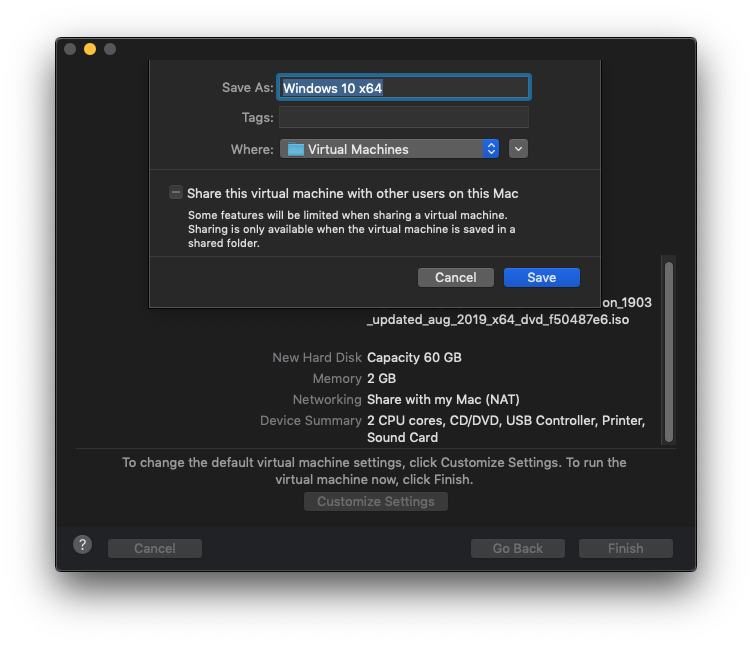 Hướng dẫn chi tiết cài Windows 10 lên Mac dùng Vmware Fusion 11