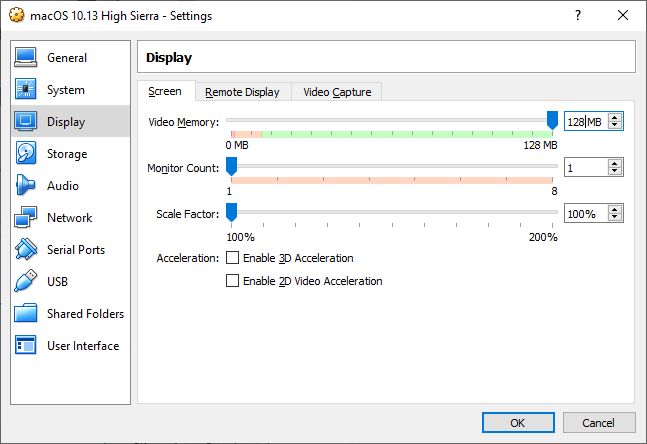 Hướng dẫn cài macOS High Sierra 10.13.6 trên Windows bằng VirtualBox