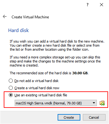 Hướng dẫn cài macOS High Sierra 10.13.6 trên Windows bằng VirtualBox