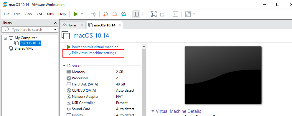 Hướng dẫn cài macOS Mojave 10.14 trên Windows bằng VMware
