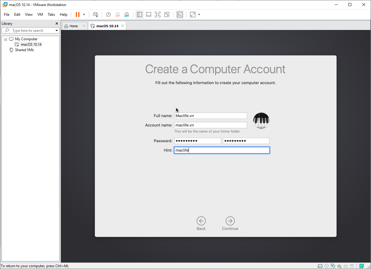 Hướng dẫn cài macOS Mojave 10.14 trên Windows bằng VMware