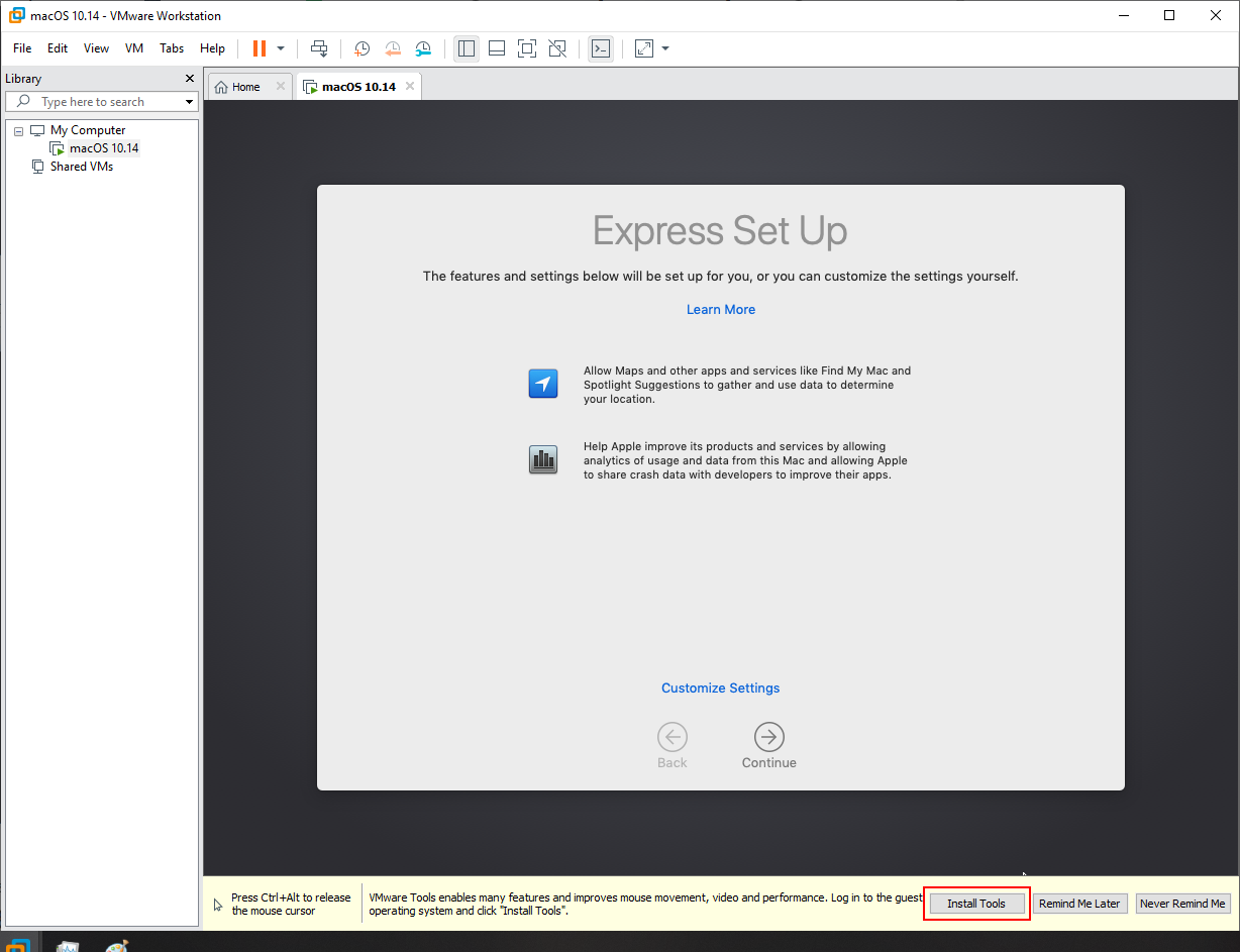 Hướng dẫn cài macOS Mojave 10.14 trên Windows bằng VMware