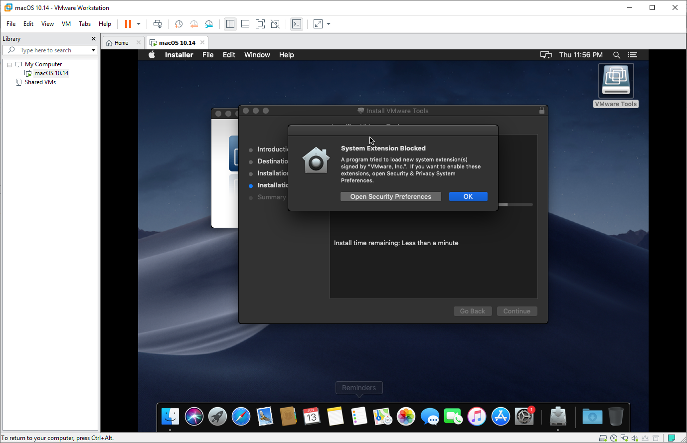 Hướng dẫn cài macOS Mojave 10.14 trên Windows bằng VMware