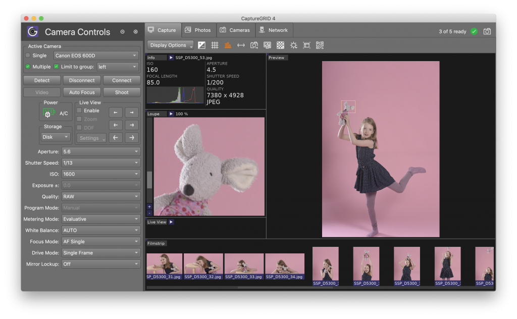 CaptureGRID – Chụp và điều khiển máy ảnh từ xa
