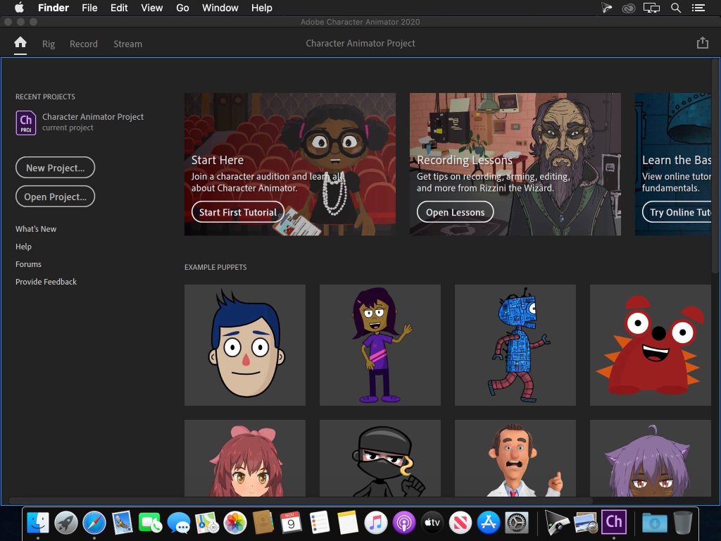 Adobe Character Animator 2022 – Công cụ Tạo chuyển động nhân vật