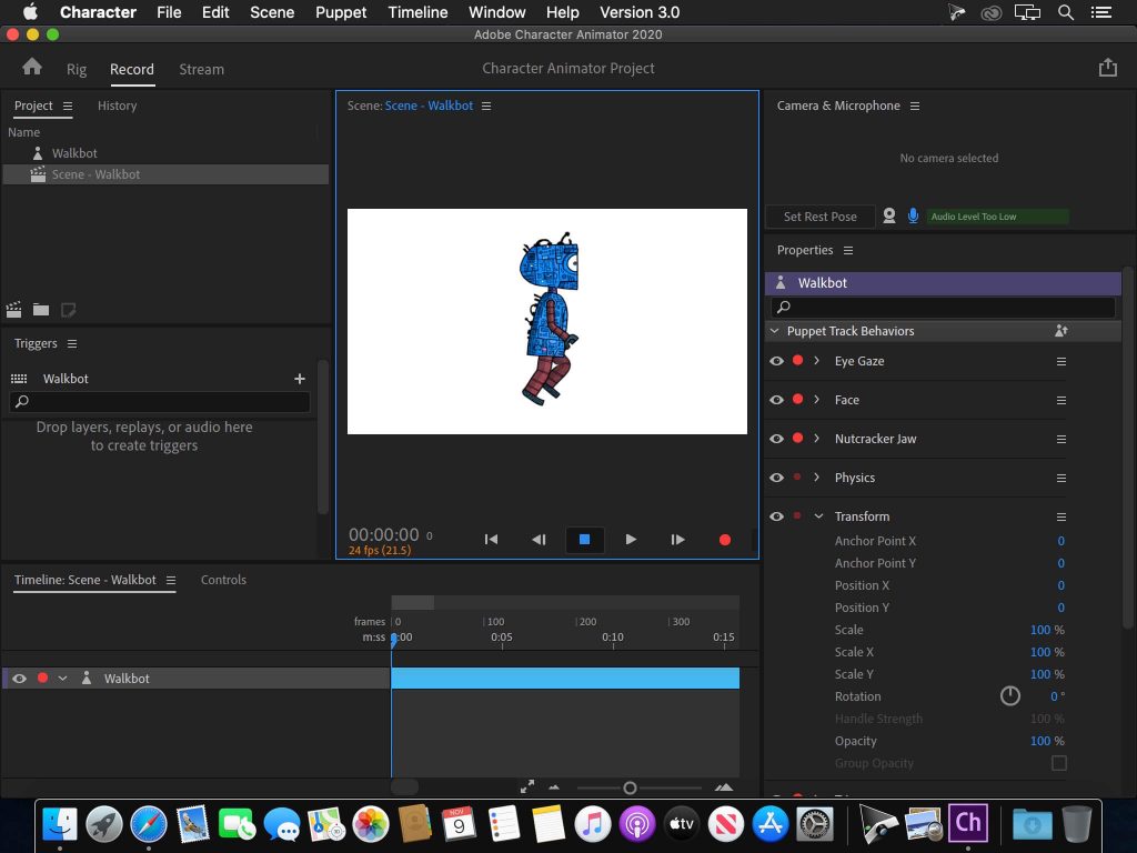 Adobe Character Animator 2022 – Công cụ Tạo chuyển động nhân vật